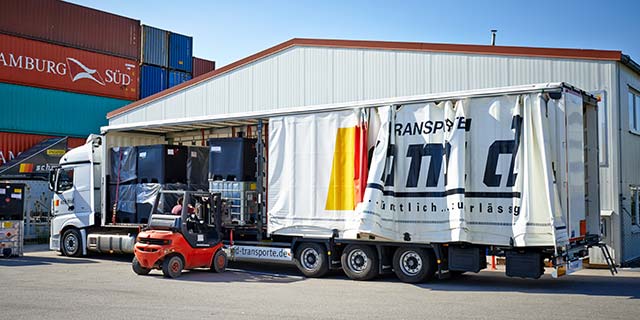 Schmid Transporte und Spedition, Intermodale Transporte und Containerlogistik in Regensburg